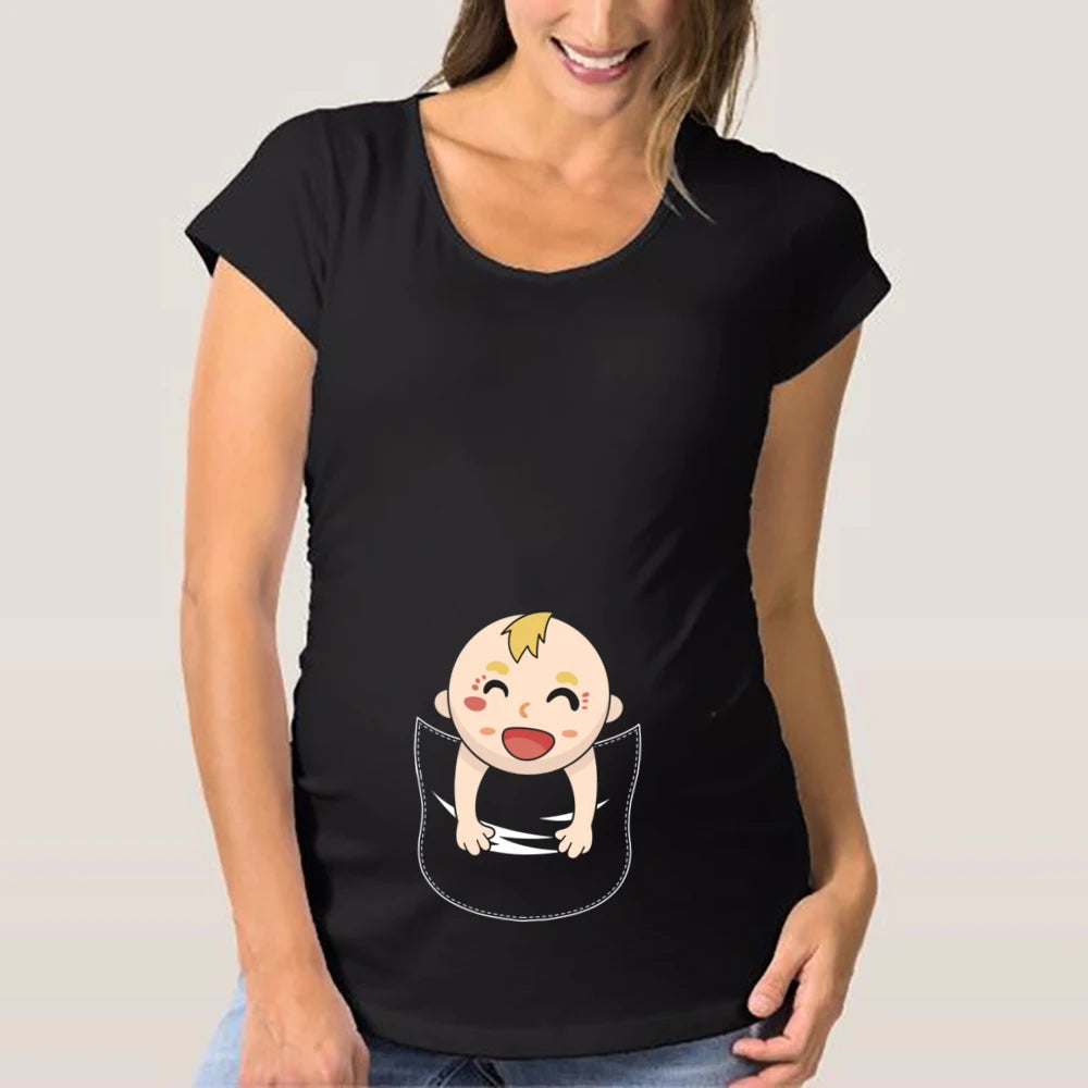 🤰 Umstands-T-Shirt für Damen – Süß & Lustiger Print für Mamas