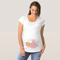 🤰 Beliebtes Umstands-T-Shirt – Lustiger Print für trendige Mamas