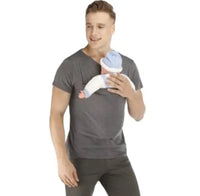 🤰👨‍🍼 Känguru-Tasche T-Shirt – Babytrage & Sommer Umstands-/Elternshirt für Mama oder Papa