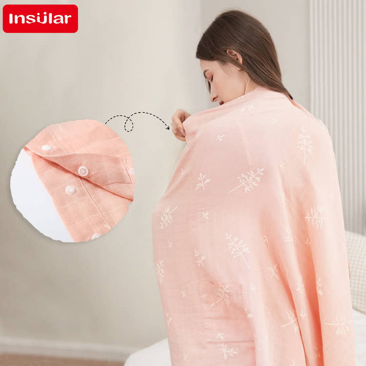 🌸 Stilltuch & Babydecke für Mamas 🤱💖