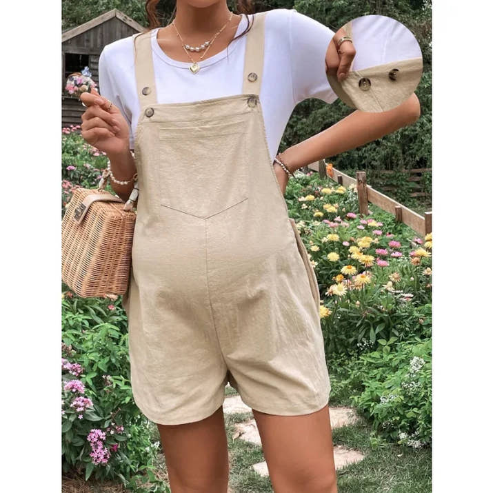 🤰 Umstands-Jumpsuit – Knielang, Sommer & Plus Size