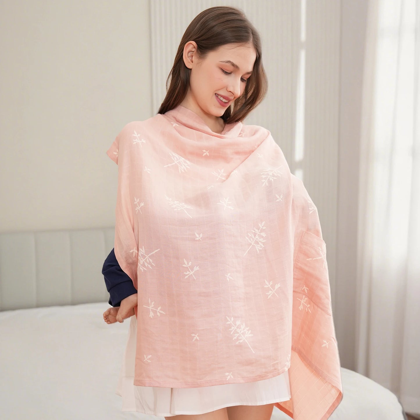 🌸 Stilltuch & Babydecke für Mamas 🤱💖