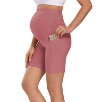 🩳 Schwangerschafts-Shorts – Bequeme Alltag & Yoga & Fitness Umstands-Leggings kurze Hose