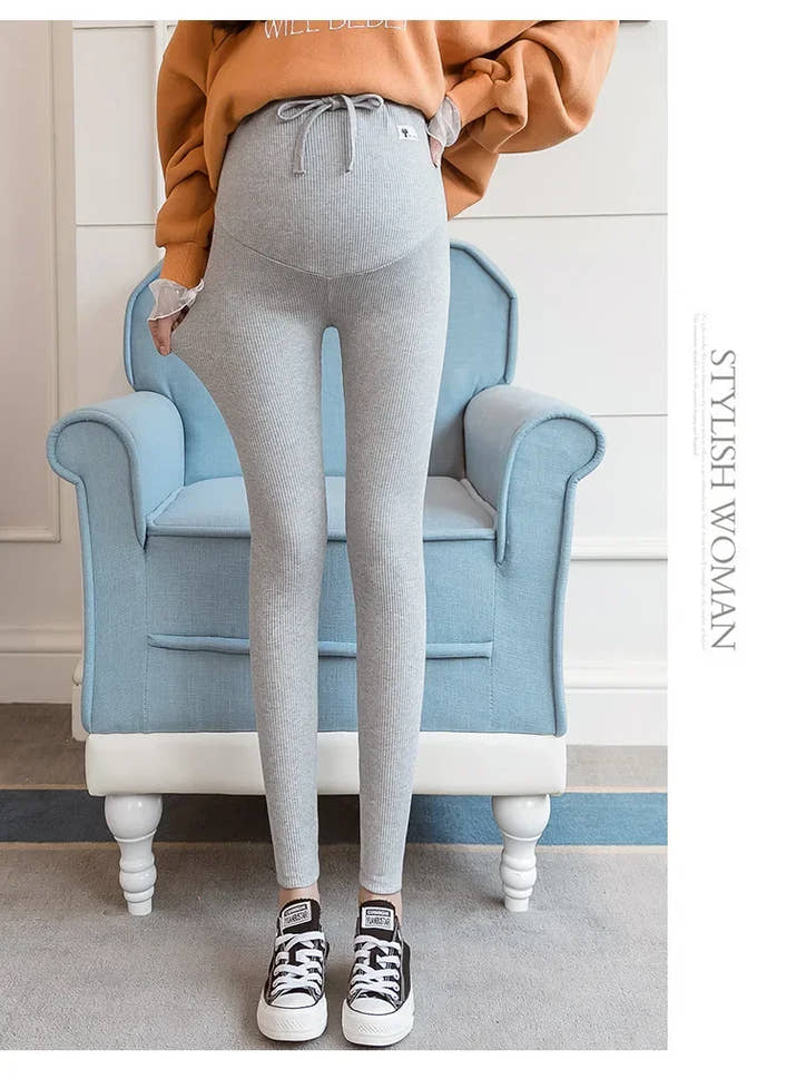 ✨ Schwangerschafts-Leggings – Dünn, weich & anpassbar an den Babybauch