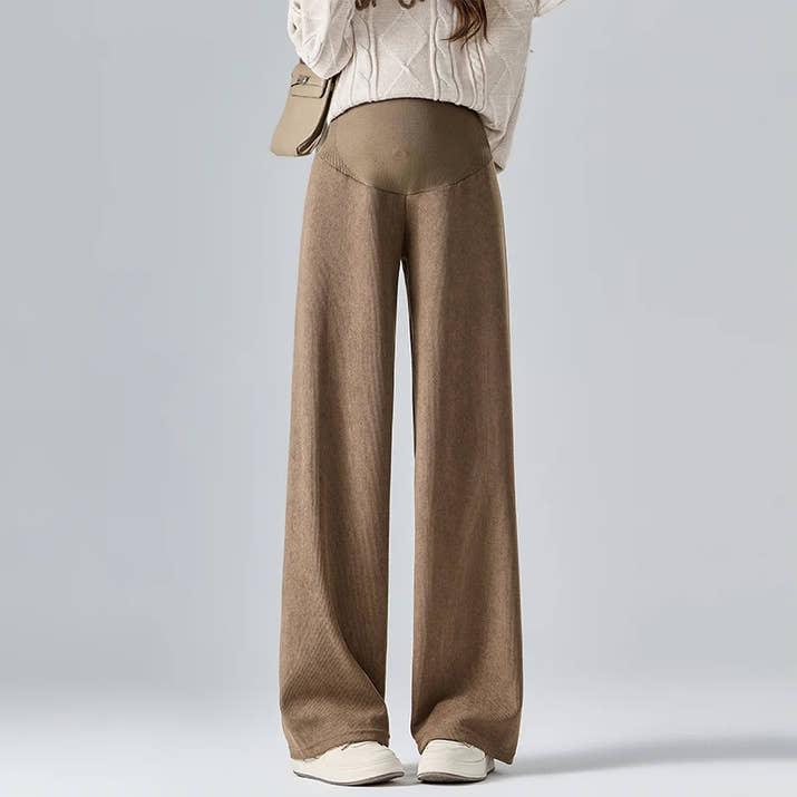 🤰Herbst/Winter Umstands-Hose – Weit & Bequem mit Elastikbund