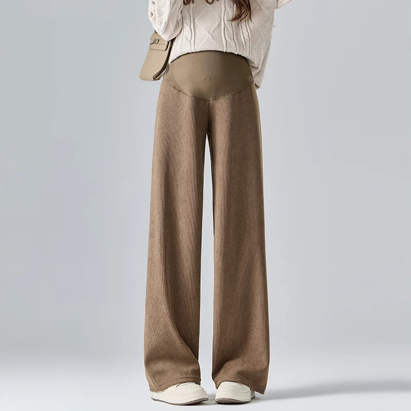🤰Herbst/Winter Umstands-Hose – Weit & Bequem mit Elastikbund