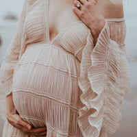 Schwangerschaftskleid – Elegant & Bequem!  Perfekt für werdende Mamas, die Stil und Komfort lieben! 🤰✨