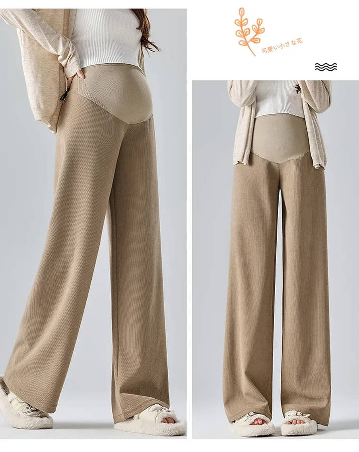 🤰Herbst/Winter Umstands-Hose – Weit & Bequem mit Elastikbund