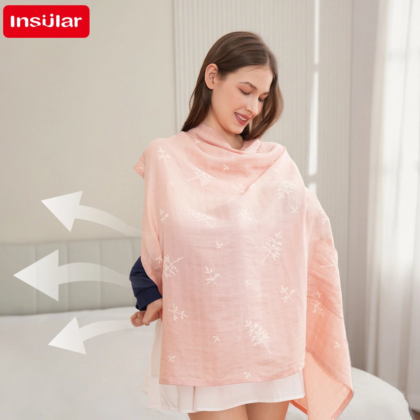 🌸 Stilltuch & Babydecke für Mamas 🤱💖