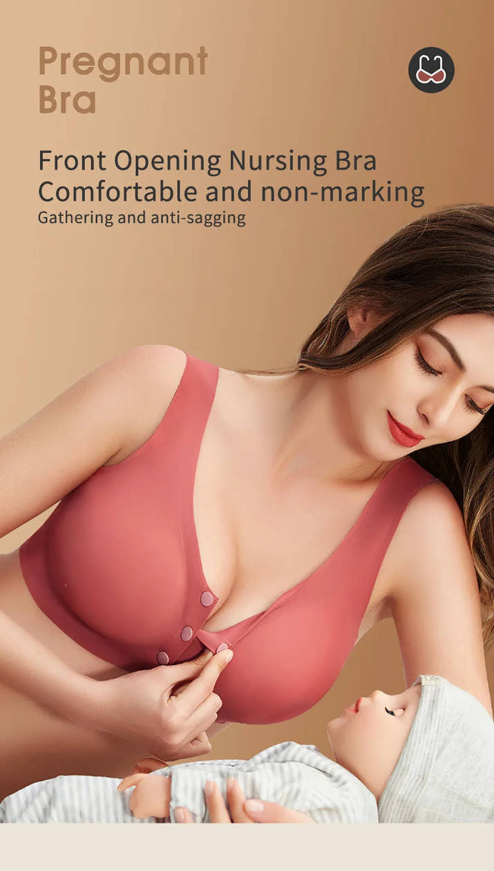 👶 Praktischer Still-BH für Damen – Front-Opening, Leicht & Komfortabel ohne Bügel