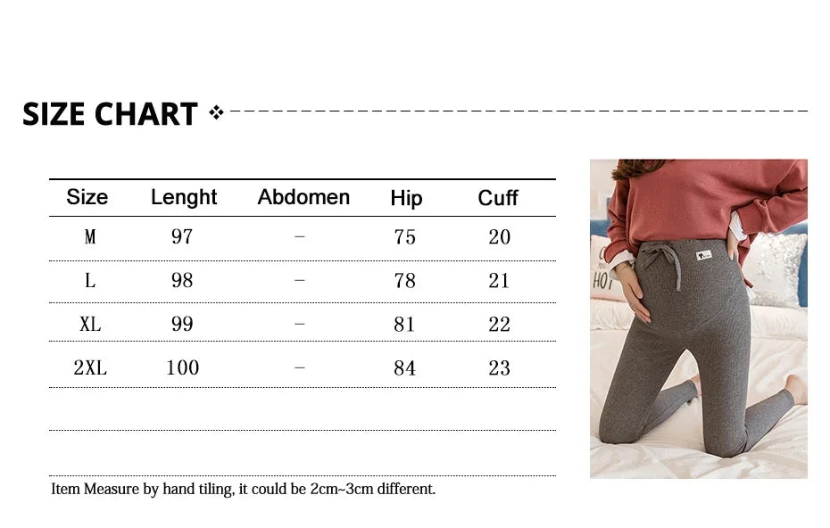 ✨ Schwangerschafts-Leggings – Dünn, weich & anpassbar an den Babybauch