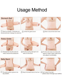 🌸 3-teiliges Korsett für Mütter – Body Shaper & Waist Wrap