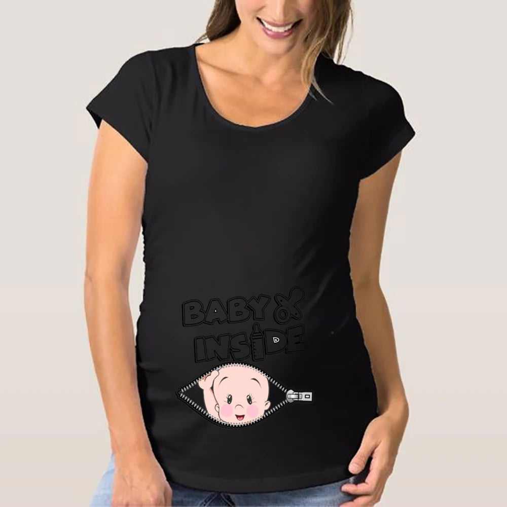🤰 Umstands-T-Shirt für Damen – Süß & Lustiger Print für Mamas