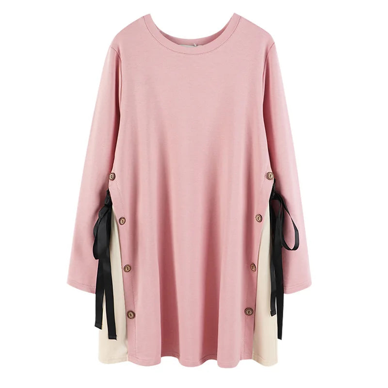🤰 Umstands-Longsleeve Oberteil – Bequeme Tunika für Schwangerschaft & Alltag, Casual, Komfortabel & Figurschmeichelnd