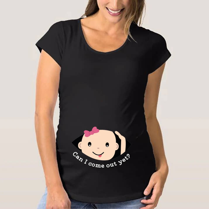 🤰 Umstands-T-Shirt für Damen – Süß & Lustiger Print für Mamas