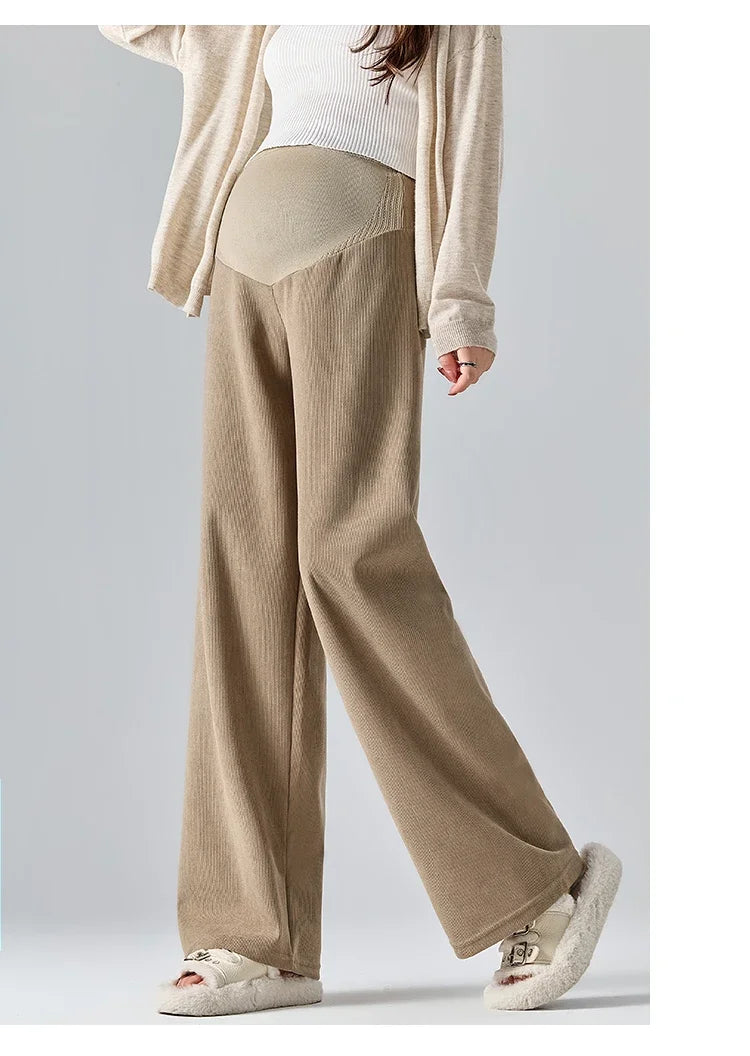 🤰Herbst/Winter Umstands-Hose – Weit & Bequem mit Elastikbund