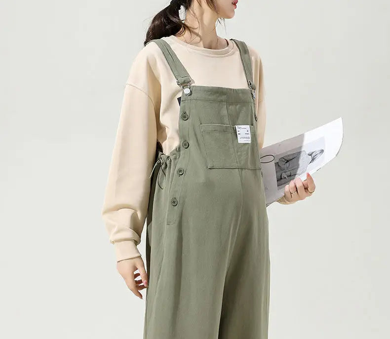 🌸 Loose Fit Schwangerschafts-Overall – Stylisch & Praktisch