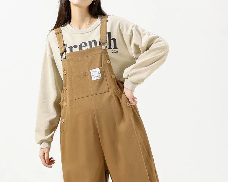 🌸 Loose Fit Schwangerschafts-Overall – Stylisch & Praktisch