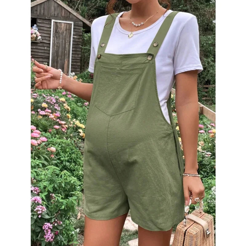 🤰 Umstands-Jumpsuit – Knielang, Sommer & Plus Size