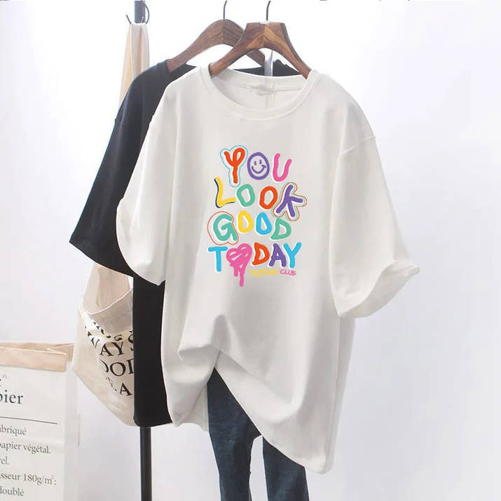 🤰 Schwangerschafts- & Stillshirt – Bequemes Kurzarm T-Shirt mit Rundhals Oberteil modern