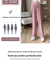 ✨ Sommer Umstandshose für Damen – Leicht, Weit & Mit Taschen 👖🌸 Luftige Ice-Silk Hose in großen Größen – perfekt für draußen & den Alltag 🌞🤰