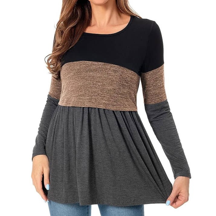 💕 Umstands-Langarmshirt – Bequem, trendy & für Schwangerschaft & Stillen