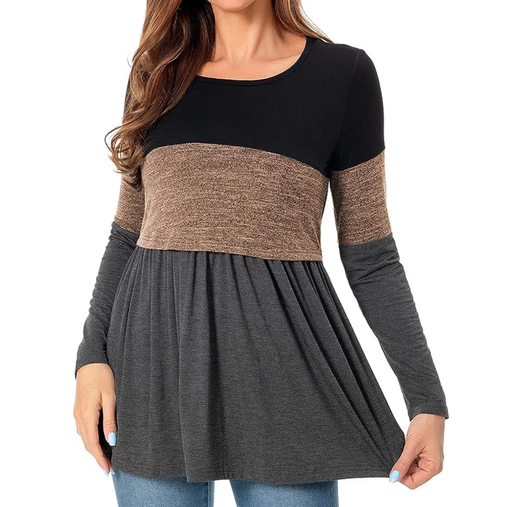 💕 Umstands-Langarmshirt – Bequem, trendy & für Schwangerschaft & Stillen