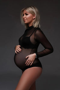 ✨ Strass-Body für Schwangere – Perfekt für Fotoshootings