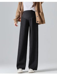 🤰Herbst/Winter Umstands-Hose – Weit & Bequem mit Elastikbund