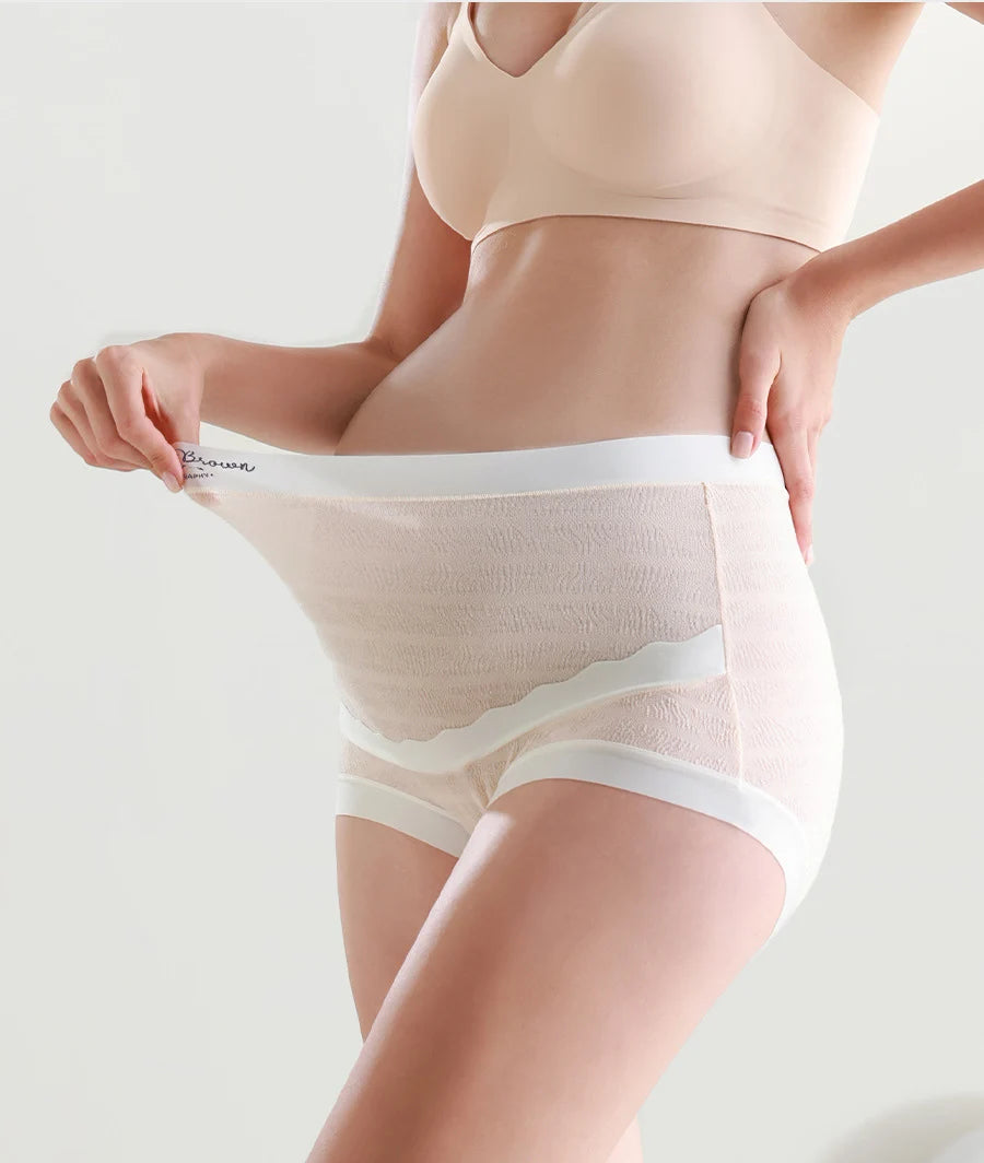 🌸 3er-Set Plus Size Schwangerschaftsunterwäsche – Komfort & Unterstützung für deinen Bauch 🤰💖