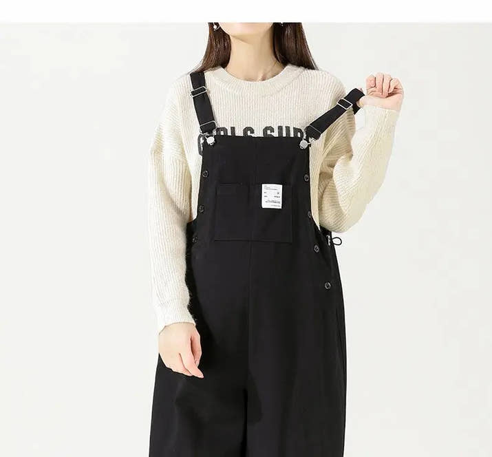 🌸 Loose Fit Schwangerschafts-Overall – Stylisch & Praktisch
