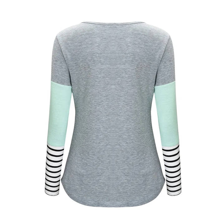 🤰 Umstands- & Stillshirt – Lässig, Gestreift & Langarm