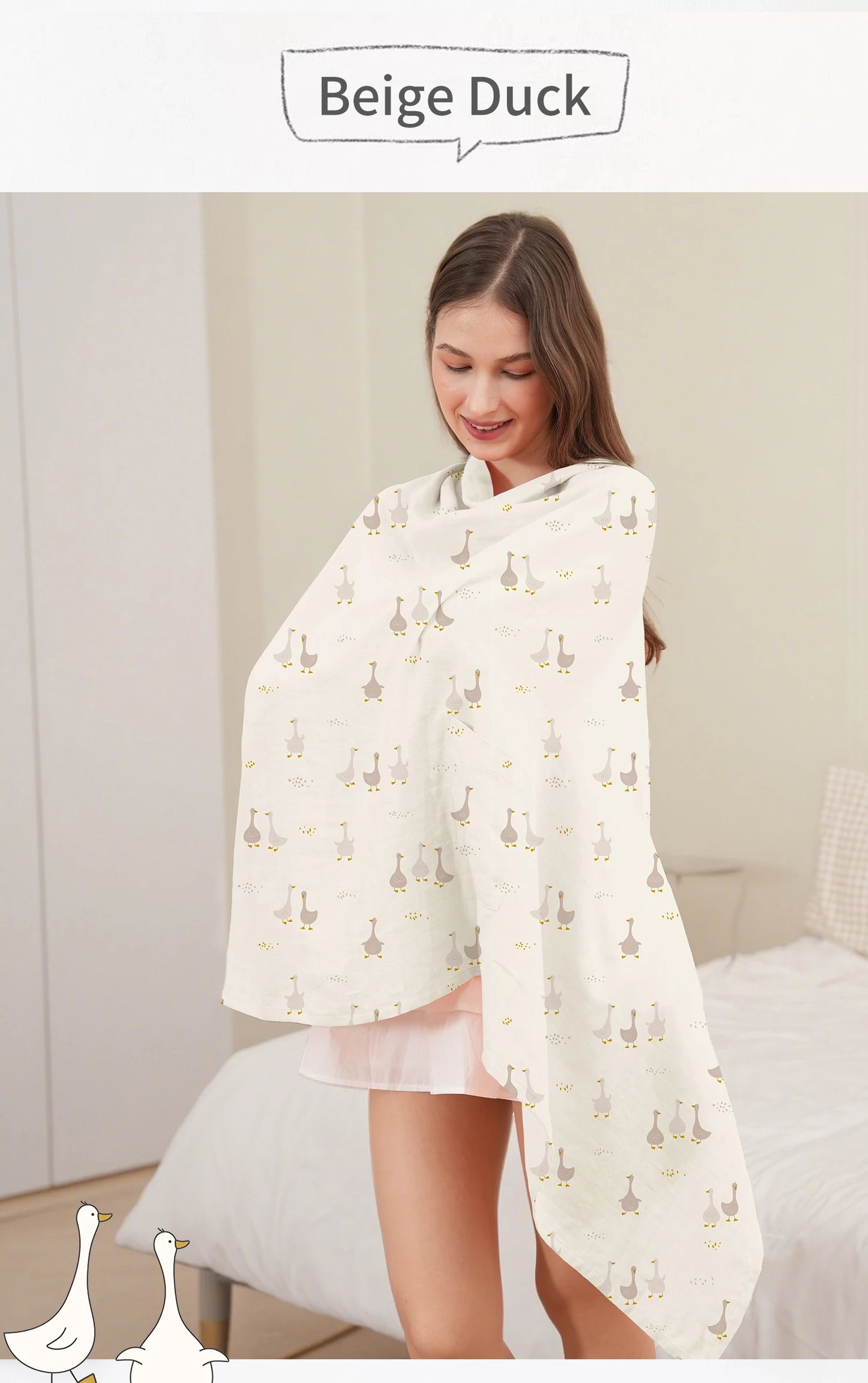 🌸 Stilltuch & Babydecke für Mamas 🤱💖