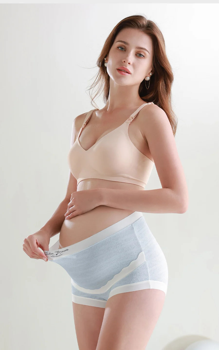 🌸 3er-Set Plus Size Schwangerschaftsunterwäsche – Komfort & Unterstützung für deinen Bauch 🤰💖