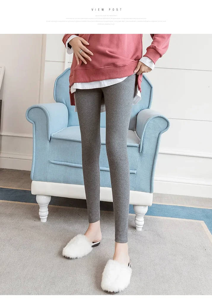 ✨ Schwangerschafts-Leggings – Dünn, weich & anpassbar an den Babybauch