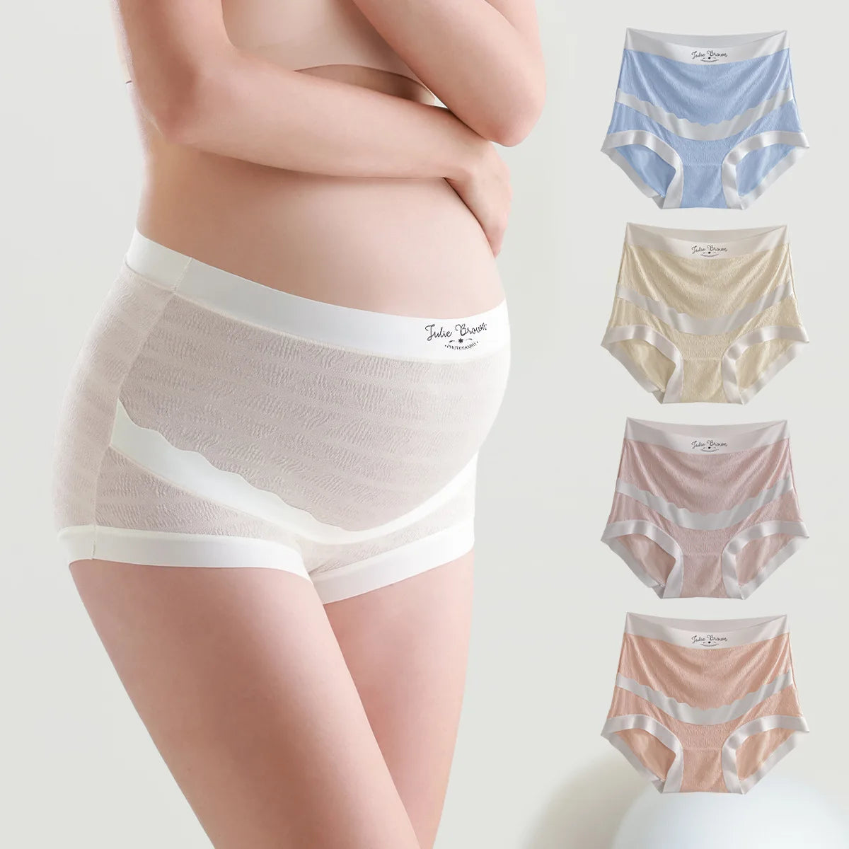 🌸 3er-Set Plus Size Schwangerschaftsunterwäsche – Komfort & Unterstützung für deinen Bauch 🤰💖