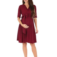 🤰 Sommer Umstands-Kleid – Einfarbig & Stillfreundlich