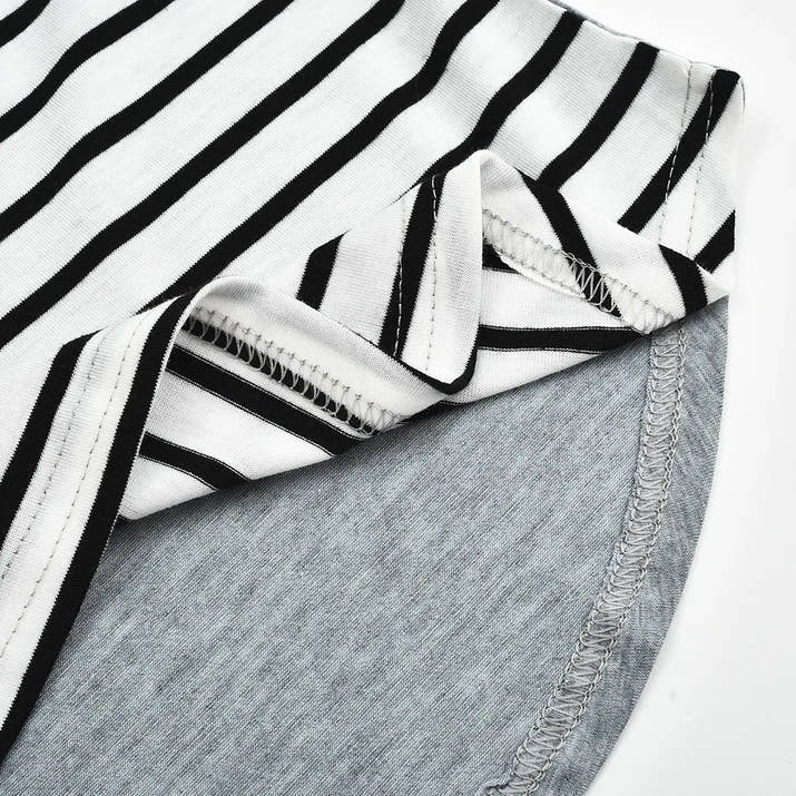 🤰 Umstands- & Stillshirt – Lässig, Gestreift & Langarm