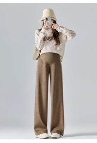 🤰Herbst/Winter Umstands-Hose – Weit & Bequem mit Elastikbund