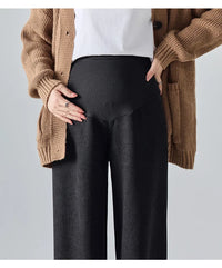 🤰Herbst/Winter Umstands-Hose – Weit & Bequem mit Elastikbund