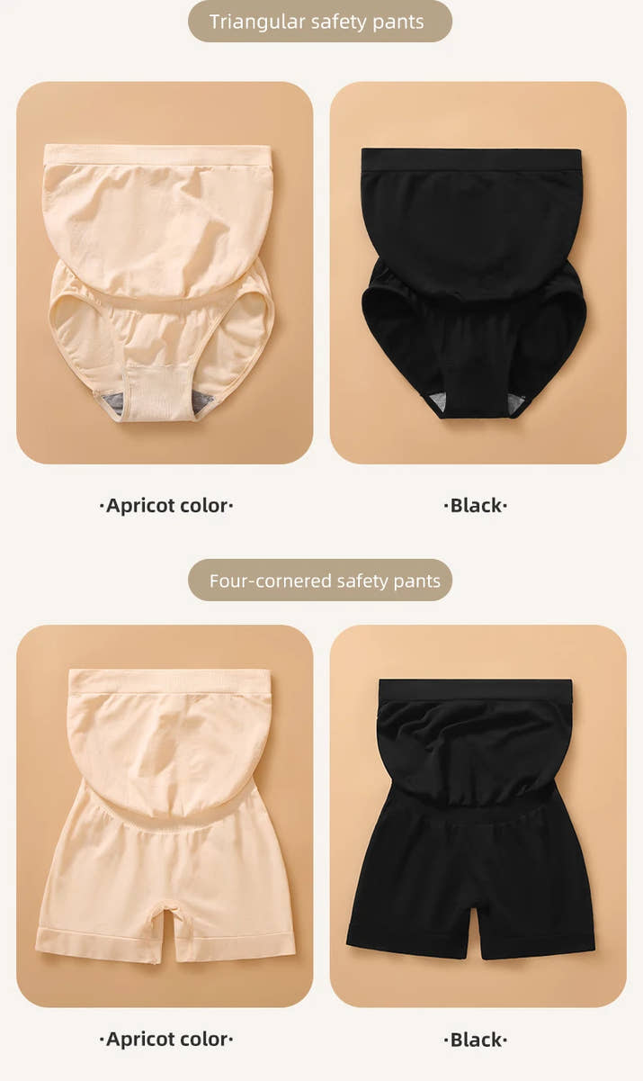 🌸 Nahtlose Umstands-Boxershorts – Komfort & Sicherheit für Schwangere 🤰✨