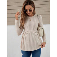 ✨ Strick-Longsleeve für Mamas – Komfortabel & Trendy