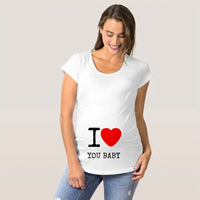 🤰 Beliebtes Umstands-T-Shirt – Lustiger Print für trendige Mamas