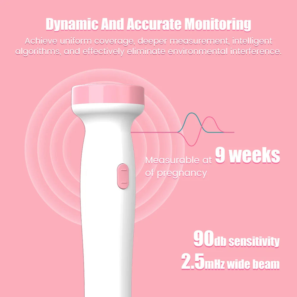 Herzfrequenz Monitor – Baby Heartbeat Detector für Zuhause 🤰👶