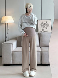 🤰 Frühling/Herbst Umstands-Hose – Straight Fit & Weit geschnitten