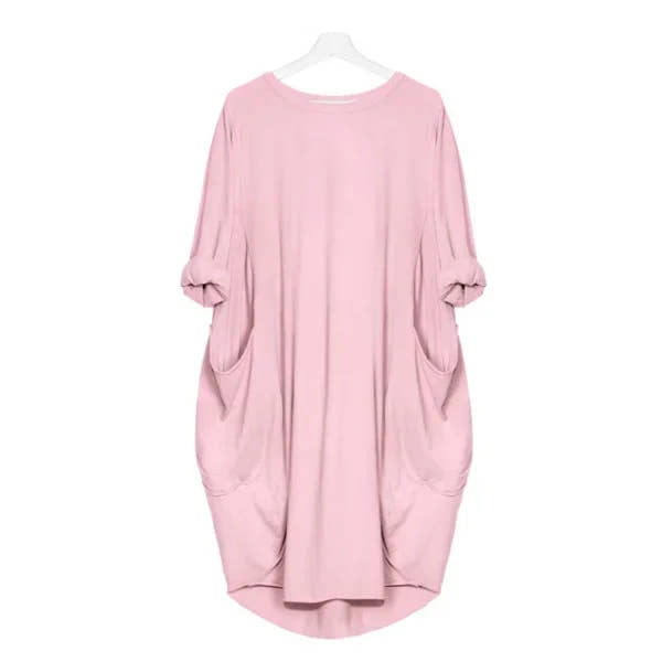 🌸 Casual Herbst-Kleid für Schwangere – Locker & Bequem
