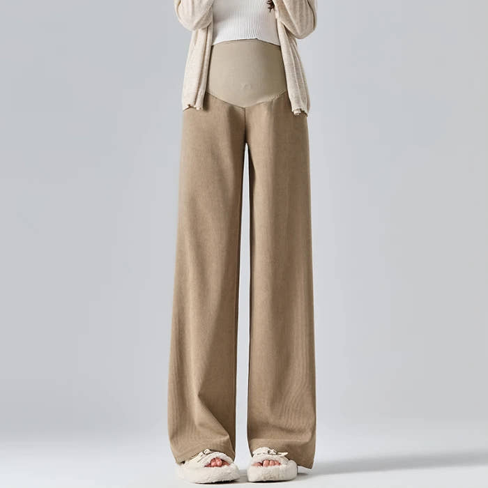 🤰Herbst/Winter Umstands-Hose – Weit & Bequem mit Elastikbund