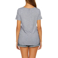 🤰 Umstands- & Stillshirt – Kurzarm, Sommer & Einfarbig