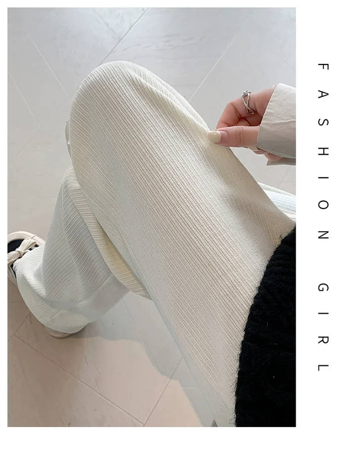 🤰 Frühling/Herbst Umstands-Hose – Straight Fit & Weit geschnitten