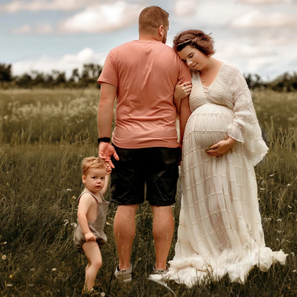 Schwangerschaftskleid – Elegant & Bequem!  Perfekt für werdende Mamas, die Stil und Komfort lieben! 🤰✨